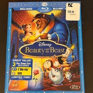 Beauty and the Beast DVD – Diamond Edition 3-Disc Combo Pack – Like New